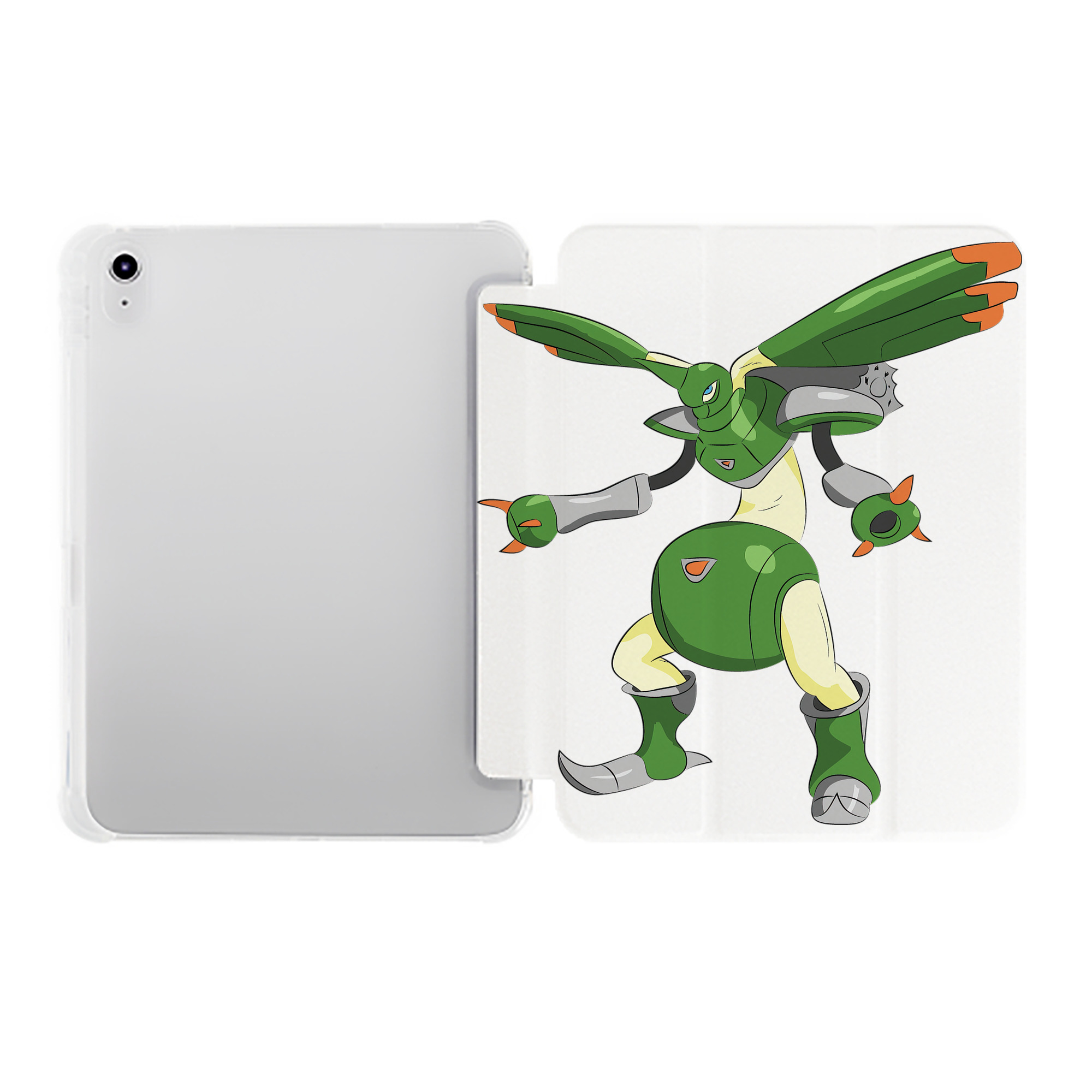 （画像用） Digimon デジタルモンスター/デジモン IPad ケース ペン収納付き 三つ折りスタンド PUレザー×シリコン 対応機種9.5/10.5/10.9インチ
